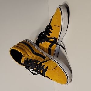 Vans SK8 Mid Charlie Brown Yellow and Black